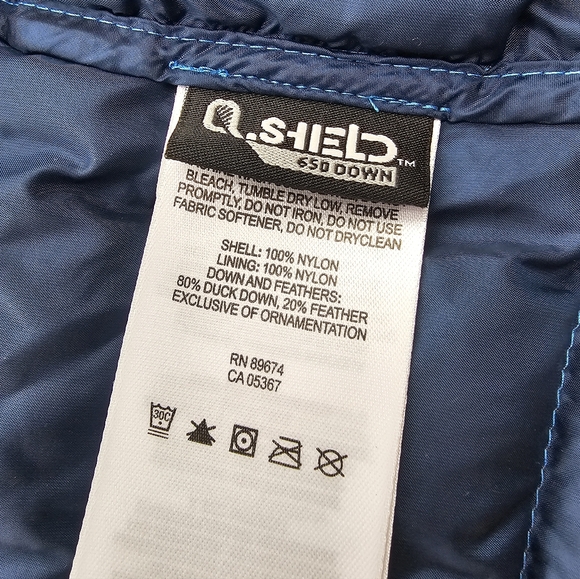 Mountain Hardwear Mens Deloro Down Jacket Teal Blue  Large - Picture 11 of 13